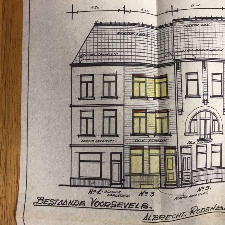 digitaliseren oude plannen architect